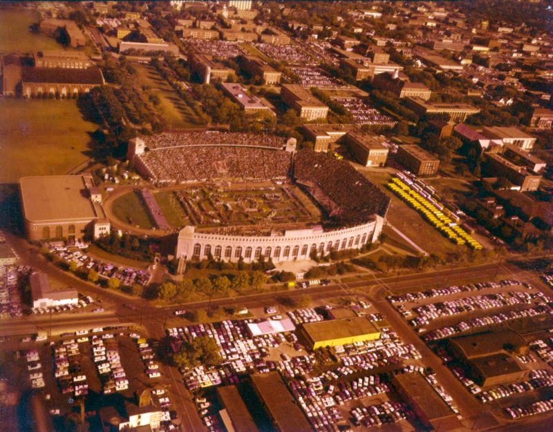 Band Day aerial shot