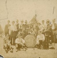 Cadet Band at summer camp