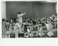 Dr. Fought conducts rehearsal