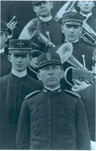 August Hagenow, band director, <br/>and members of band from 1903 