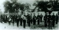 Cadet band at summer camp