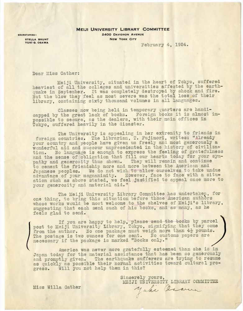 George Oppenheimer February 5 To 12 1924 Willa Cather Archive