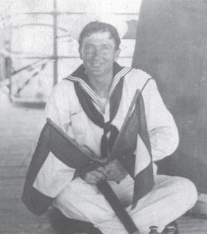G.P. Cather in the United States Navy, 1909.