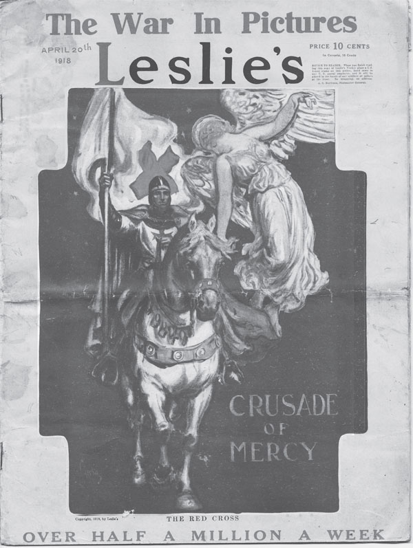 Cover of Leslie's magazine, 20 April 1918.