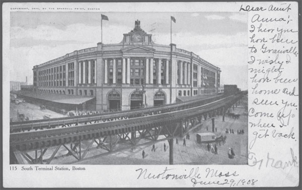 Postcard of South Boston Terminal Station, Boston