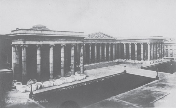 Postcard of the British Museum.