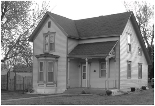 Photograph of Dr. and Mrs. Gilbert Einstein McKeeby's home in Red Cloud, NE.