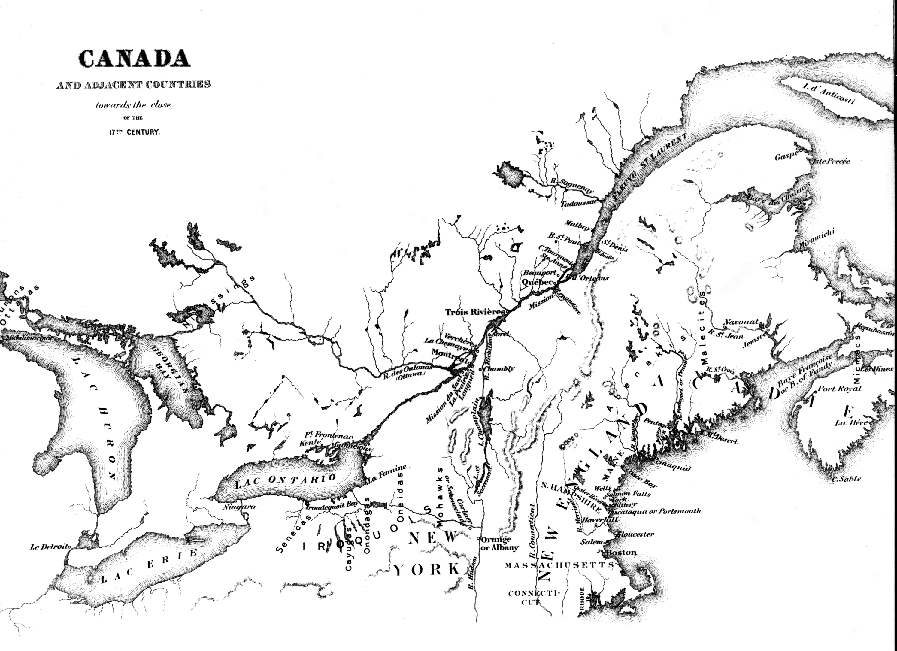from Parkman’s France and England in North America.