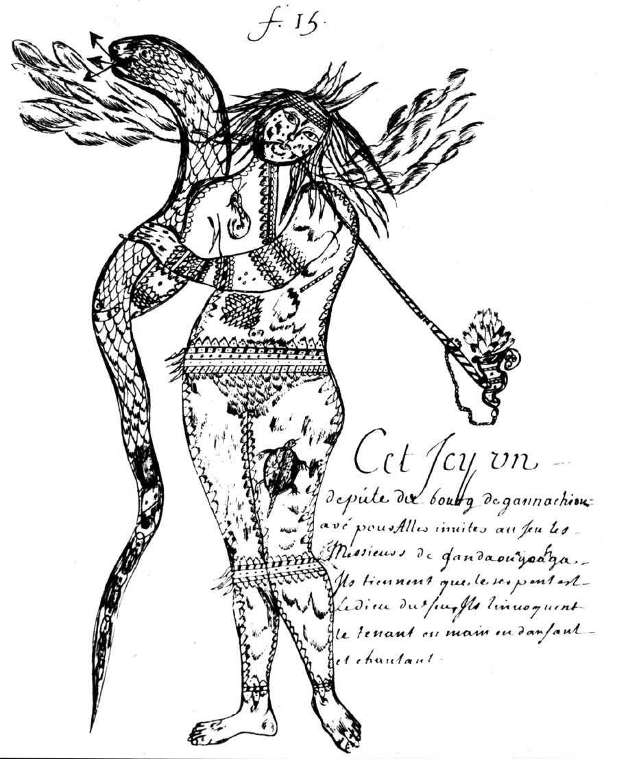 from Les Raretés des Indes: Codex Canadiensis by Louis Nicolas.