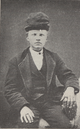 photograph of McClure at about thirteen years of age; daugerreotype