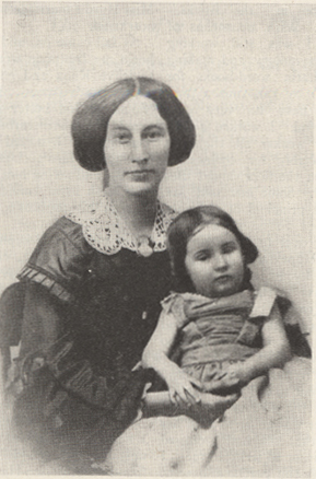 photograph of Mrs. Albert Hurd and her daughter, Harriet Hurd