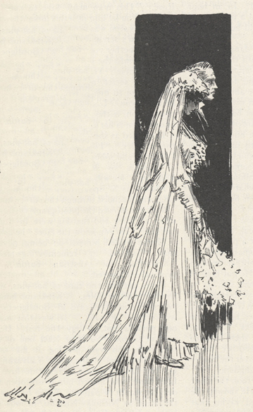 sketch of McClure's wedding to Harriet Hurd