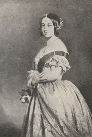 Portrait of Queen Victoria at twenty-one.