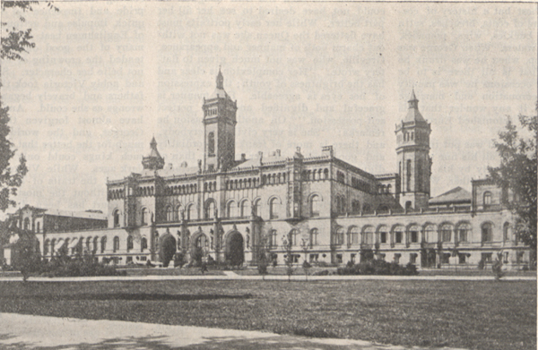 Illustration of the Royal Palace at Hanover.