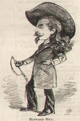 Buffalo Bill, from Judy; or the London serio-comic journal (1867-1907)