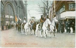 Native American men on horseback