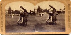 Bronc rider with Buffalo Bill's Wild West and Congress of Rough Riders