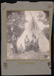 Sioux and Wigwam, Buffalo Bill's Wild West camp