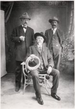 William F. Cody, George W. T. Beck, and Henry J. Fulton