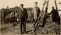 John Cody and William F. Cody at High Jinks Mine tailings