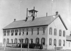 Pine Ridge School in 1890s