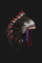 Red, White, and Blue Headdress