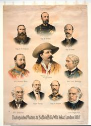 Distinguished Visitors to Buffalo Bill's Wild West, London 1887 - Men