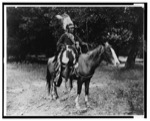 Scout Mobiel, in Kiowa war time costume